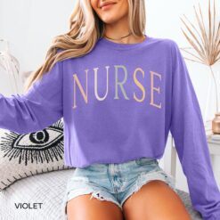 registered nurse long sleeve t shirt for nursing school and rn professionals comfortable nurse tee shirt vo7k6