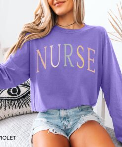 registered nurse long sleeve t shirt for nursing school and rn professionals comfortable nurse tee shirt vo7k6