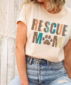 rescue dog mom shirt for animal lovers funny mothers day t shirt foster dog mama tee adopt dont shop apparel 2h9vc