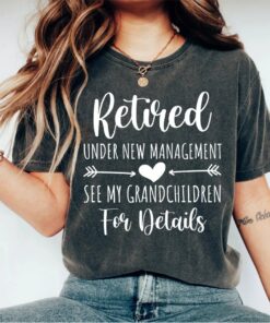 retired grandma t shirt funny retirement shirt for moms teachers and nurses unique gift for retired women 1h22o