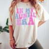 retro aunt shirt for baby announcement and pregnancy reveal cool aunts club shirt comfort colors auntie era tee bx6zh