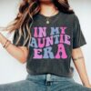 retro aunt shirt for baby announcement and pregnancy reveal cool aunts club tee auntie era t shirt etpwo