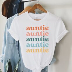 retro aunt shirt for mothers day funny auntie t shirt unique gift for aunt pregnancy announcement sister sceko