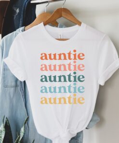 retro aunt shirt for mothers day funny auntie t shirt unique gift for aunt pregnancy announcement sister sceko