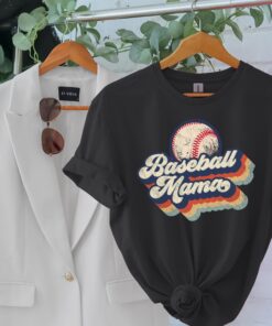 retro baseball mama shirt for moms funny mothers day gift cute mom life tee vintage baseball shirt equf7