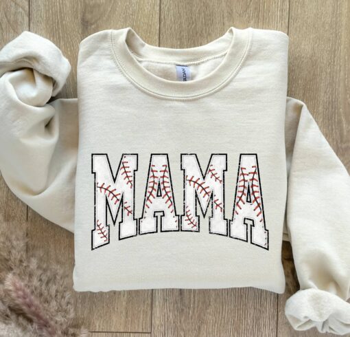 retro baseball mom sweatshirt for mothers day sports mama sweater varsity mama shirt family baseball apparel wm7i7