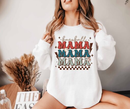 retro baseball mom sweatshirt tee for baseball season best baseball mama shirt unique gift for baseball fans iohzz scaled