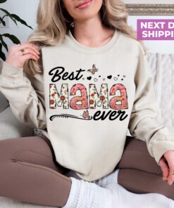 retro best mom ever sweatshirt for mommio lovers funny mom life shirt unique mothers day gift for moms omcmb