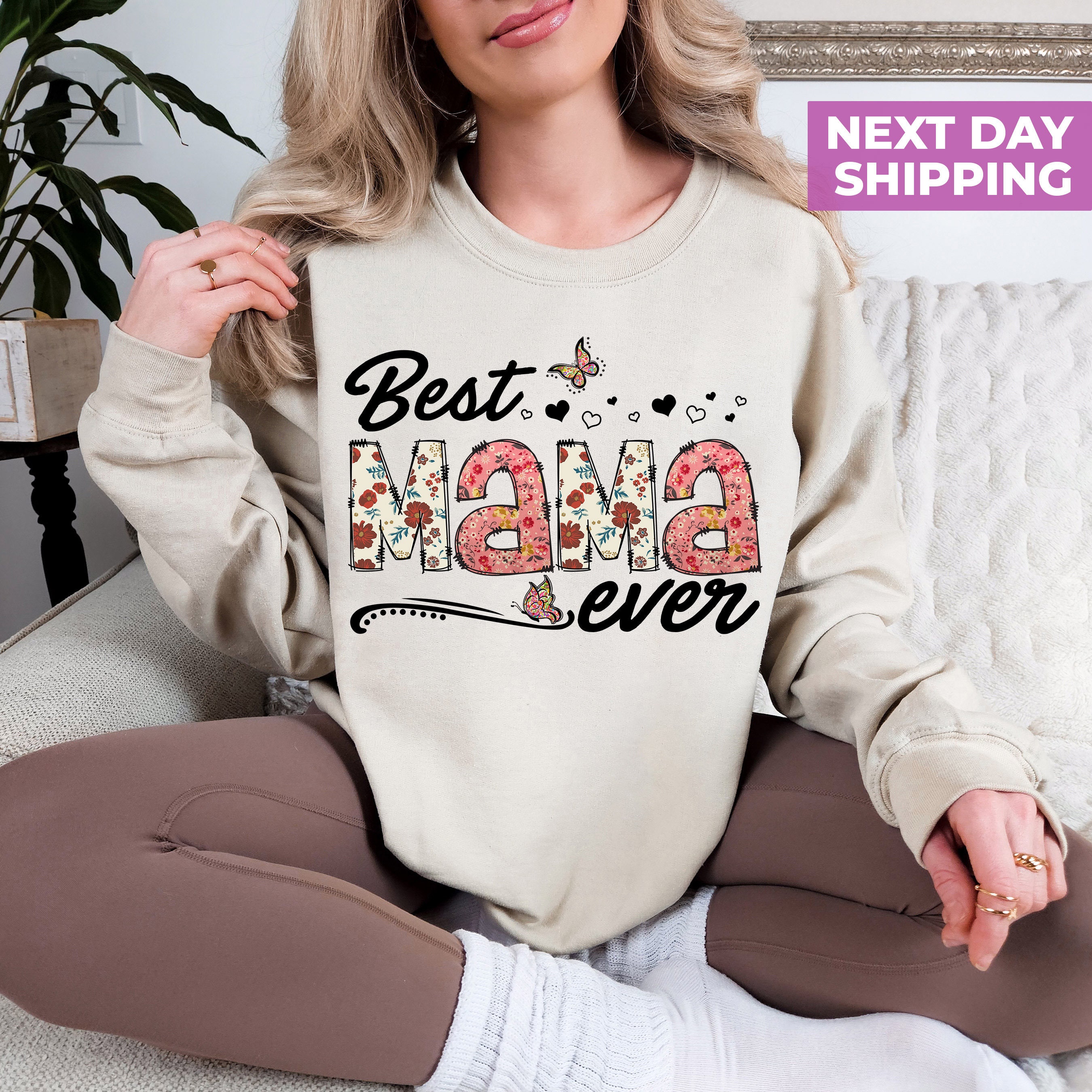 retro best mom ever sweatshirt for mommio lovers funny mom life shirt unique mothers day gift for moms omcmb scaled