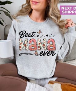 retro best mom ever sweatshirt for mommio lovers funny mom life shirt unique mothers day gift for moms rmsw7