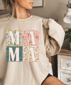 retro boho mama shirt for mothers day cute mama sweatshirt unique boho designs best mom ever t shirt s5frh