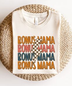 retro bonus mama shirt best step mom ever tee for mothers day unique bonus mom gifts funny mom shirt 7llvf