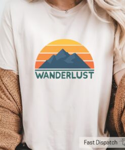 retro camping t shirt for women and men adventure hiking apparel cute wanderlust tee shirt btfmi