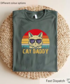 retro cat daddy shirt for men funny cat dad t shirt wilderness style cute tee for cat owners best gifts for cat dads 1jefi