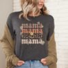 retro checkered mama shirt for mothers day cute mama t shirt personalized mama to be tee best mom ever shirt tjlsw