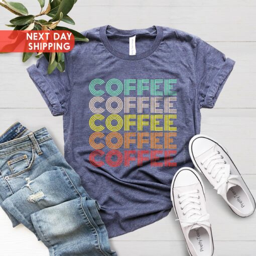 retro coffee lover shirt for moms funny coffee t shirt perfect for mothers day gift coffee drinker apparel cmm2w