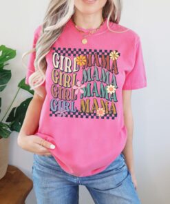 retro cool mama shirt for new moms girl mama t shirt unique mom birthday gift comfortable moms club tee dcodf