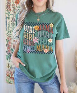 retro cool mama shirt for new moms girl mama t shirt unique mom birthday gift comfortable moms club tee z19kz