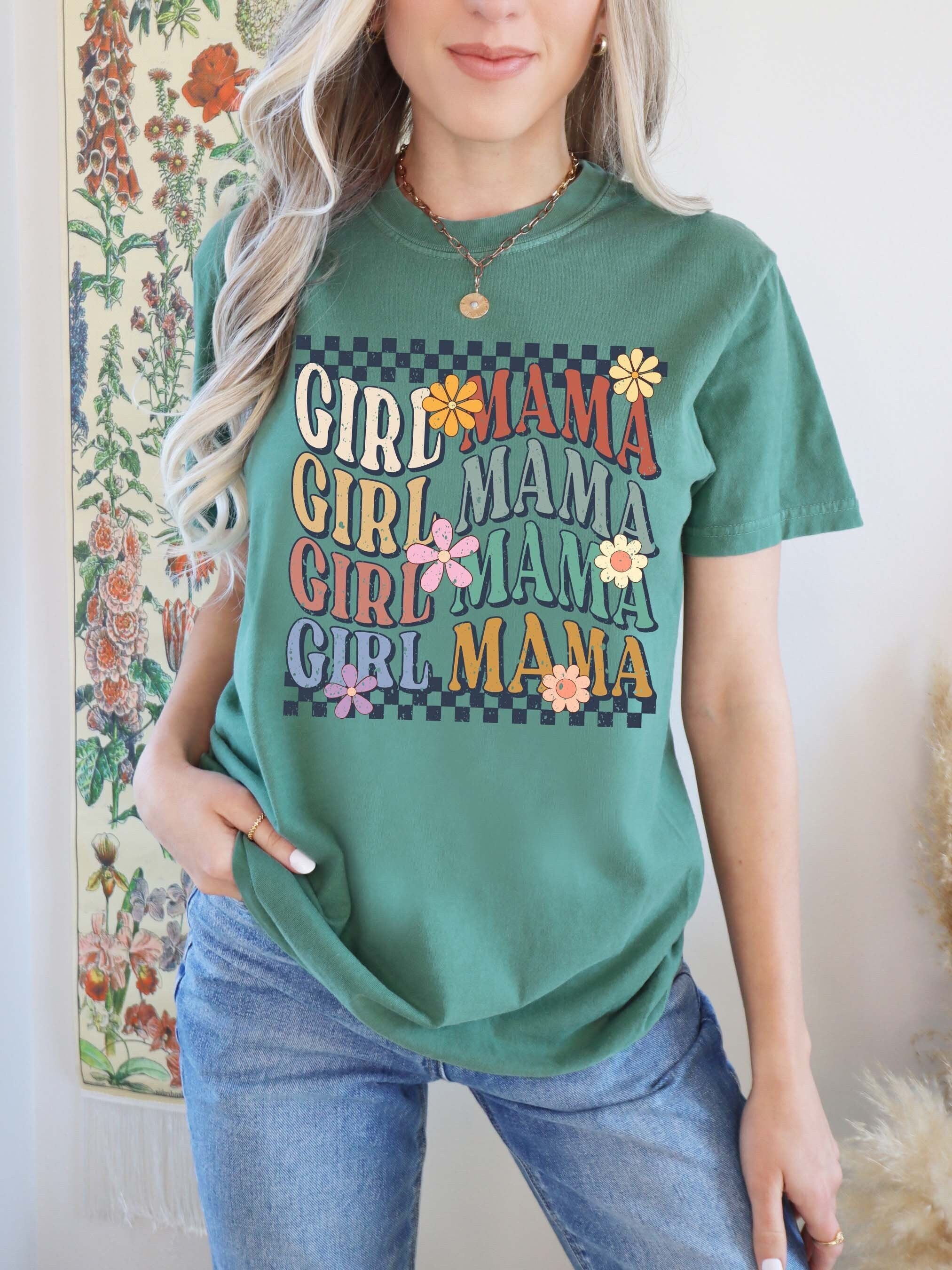 retro cool mama shirt for new moms girl mama t shirt unique mom birthday gift comfortable moms club tee z19kz scaled