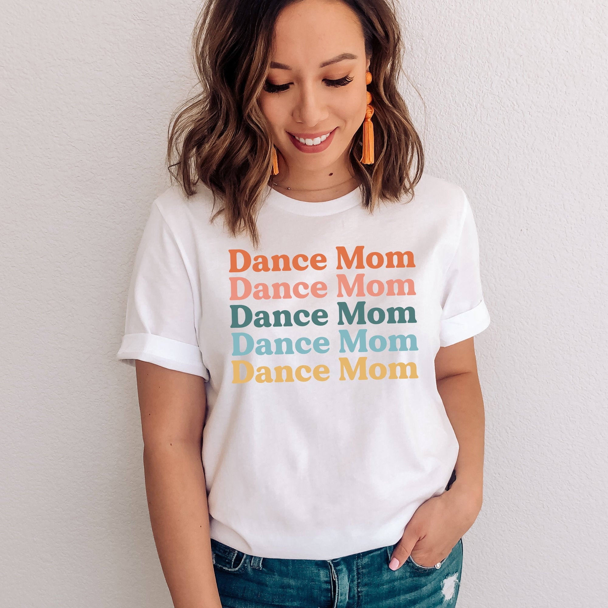 retro dance mom shirt for mom of a dancer cute mom life tee dance mom squad t shirt unique gift for dance moms f8tmu