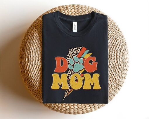 retro dog mom shirt for dog owners funny t shirt mothers day gift for dog mama cute pet lover apparel iu4d4 scaled