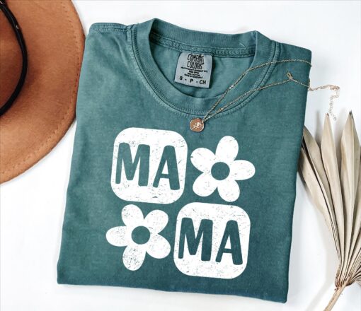 retro floral mama shirt for moms cute pregnancy announcement gift best mom ever shirt mothers day and birthday gift 2ncza