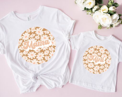 retro floral mama shirt for mothers day cute mom tee with flower graphic best mom ever t shirt for new moms