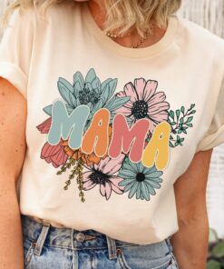 retro floral mama shirt for mothers day cute mom t shirt vintage mom life tee best mom ever gift idea k7rdm