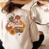 retro floral mama shirt graphic tee for new moms funny mom life t shirt unique gift for her vintage mom style lg14j