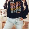 retro floral mama sweatshirt for mom life funny mom shirt gift for mothers day vintage floral design gm3xk scaled
