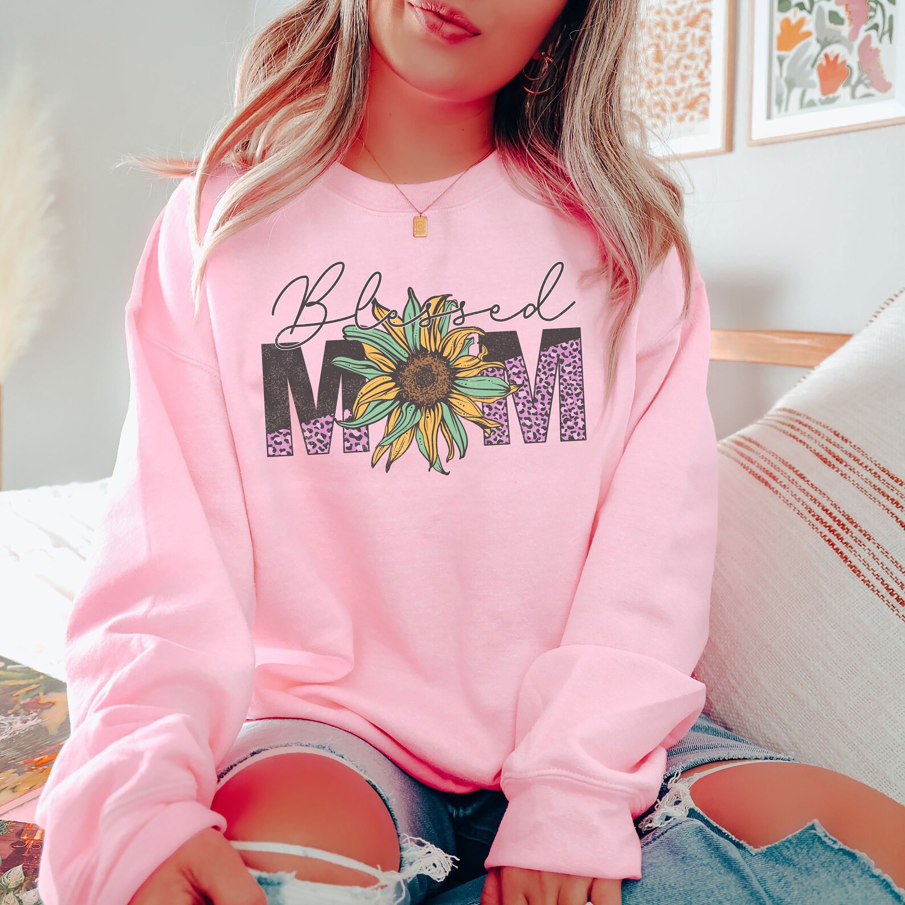 retro floral mama sweatshirt for mothers day cute mom life shirt best mom ever apparel perfect for gifts lwl6k