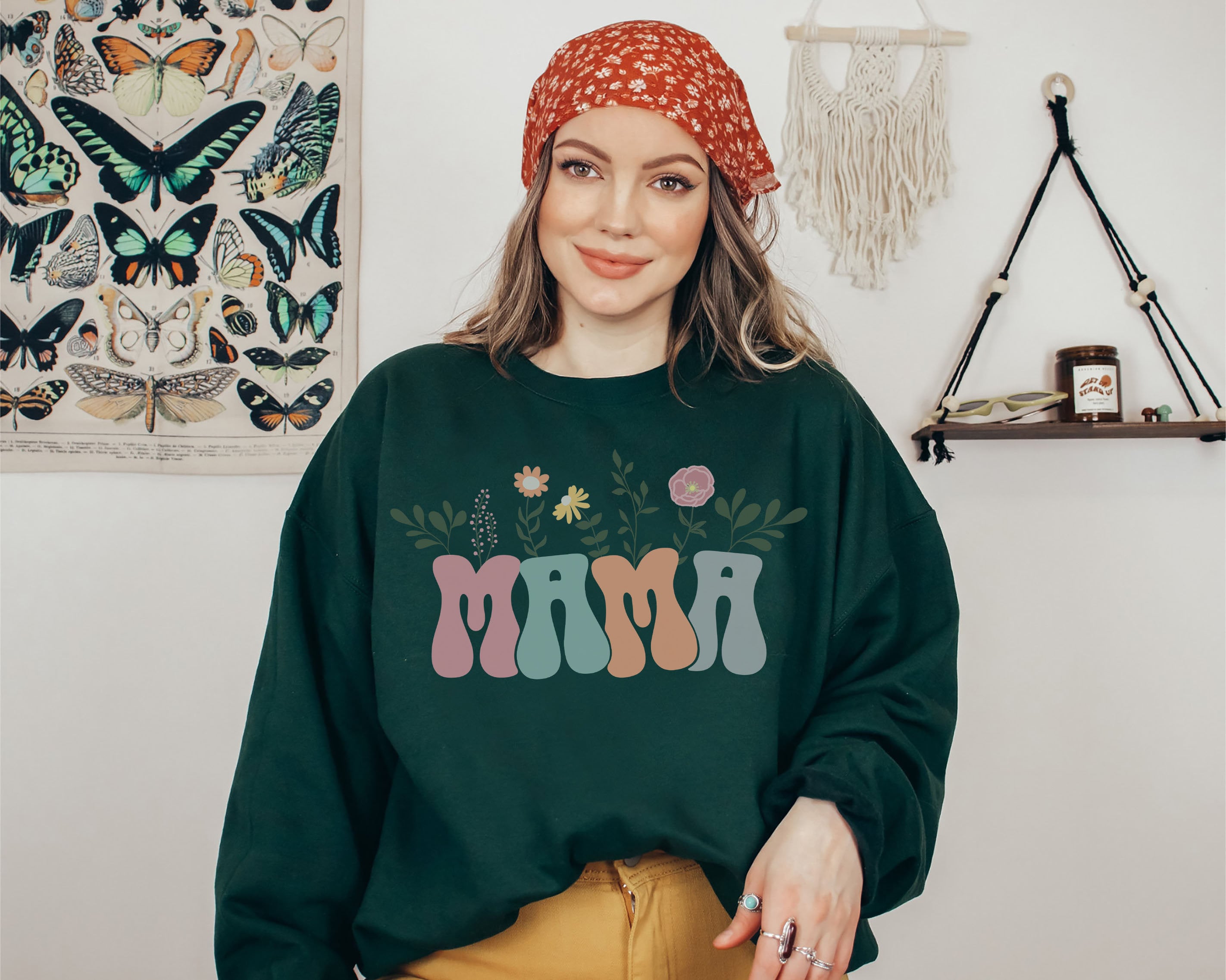 retro floral mama sweatshirt for mothers day cute mom life shirt best mom ever gift idea for moms 47jxb scaled