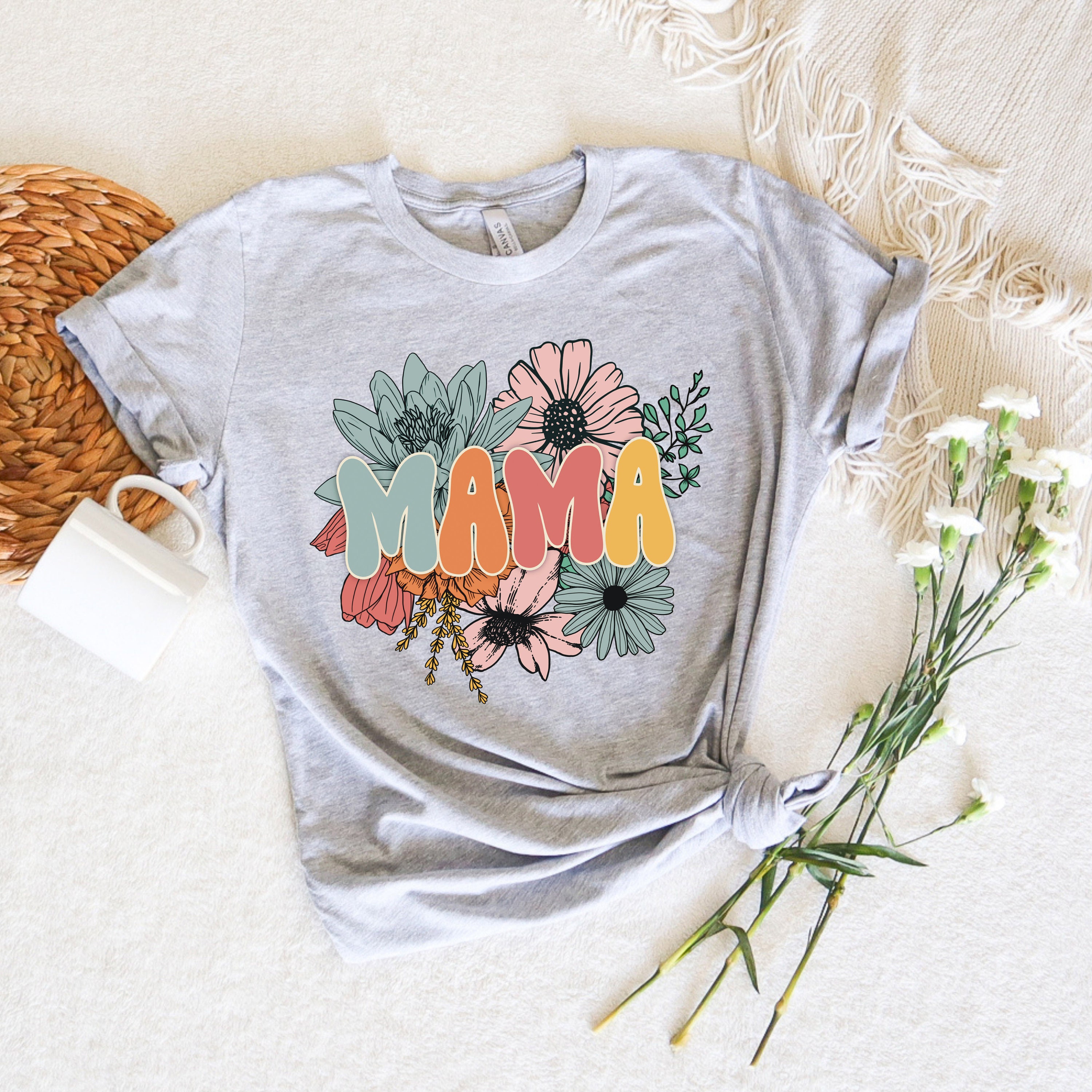retro floral mama t shirt for mothers day cute mom life shirt best mom ever gift unique vintage style tee mrcds scaled