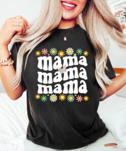 retro floral mama t shirt for mothers day cute mom shirt best mom ever shirt personalized gifts for moms kvjlj