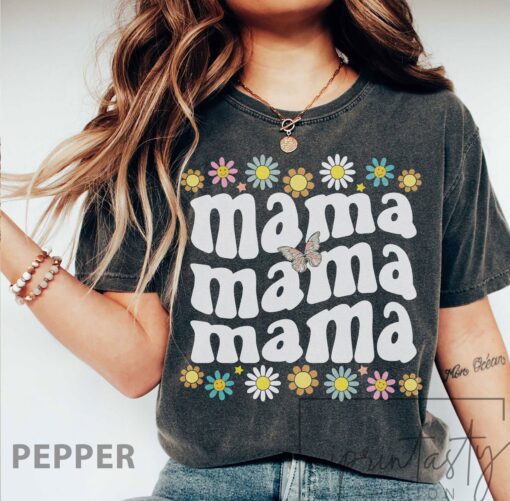 retro floral mama t shirt for mothers day cute mom shirt vintage style best mom ever tee gift idea ukl37 scaled