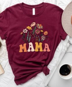 retro floral mom t shirt for mothers day cute mama shirt funny mom life tee unique gift for best mom ever 4rjaq