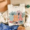 Retro Floral Oma Sweatshirt Cute Grandma Shirt for Mothers Day Pregnancy Announcement Birthday Gift for Oma