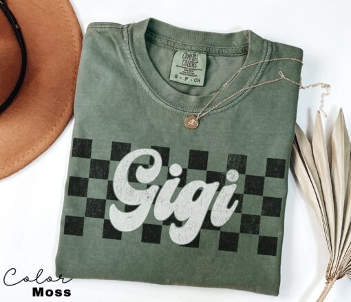 retro gigi shirt for grandma mothers day gift new nana announcement funny granny shirt cute mimi nonny tee kmar5