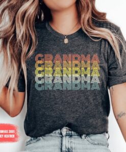 retro grandma established shirt vintage gift for grandmother pregnancy announcement christmas mom life t shirt c4ohv