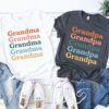 retro grandpa and grandma shirts funny family matching shirts baby announcement grandparents couple shirts for newborns hicn8 scaled