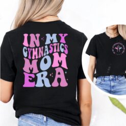 retro gymnastics mom shirt in my gymnastics era cute t shirt for gymnastics mama perfect for mothers day enktt