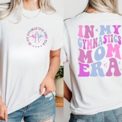 retro gymnastics mom shirt in my gymnastics era cute t shirt for gymnastics mama perfect for mothers day gqicd