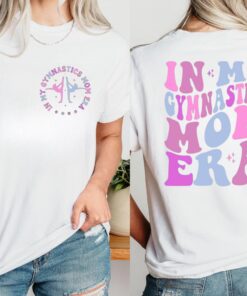 retro gymnastics mom shirt in my gymnastics era cute t shirt for gymnastics mama perfect for mothers day gqicd