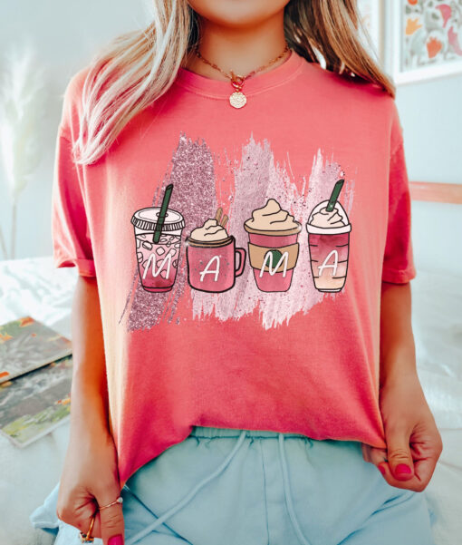 retro mama coffee t shirt for cool moms funny mom shirt groovy mama tee best mom ever gift for coffee lovers 9qnwn scaled