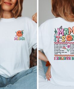 retro mama life shirt i believe in you tee best mom ever shirt trendy mothers day gift for moms aevma