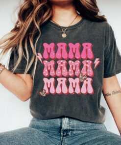 retro mama pink t shirt for mom life funny mothers day shirt vintage motherhood tee valentines gift for moms im2az