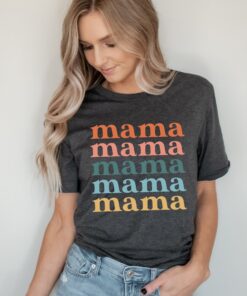 retro mama shirt boho style funny mom life tee best mom ever gift for mothers day unique vintage design hmxnf