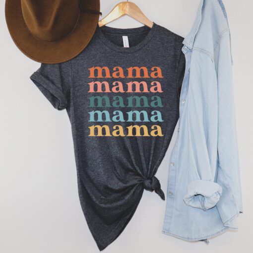 retro mama shirt boho style funny mom life tee best mom ever gift for mothers day unique vintage design whyoy