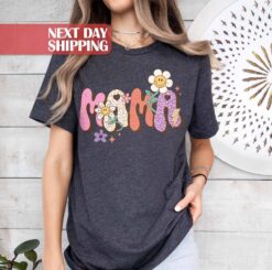 retro mama shirt cute mom t shirt for mothers day best mom ever shirt celebrating mom life unique birthday gift nf0br