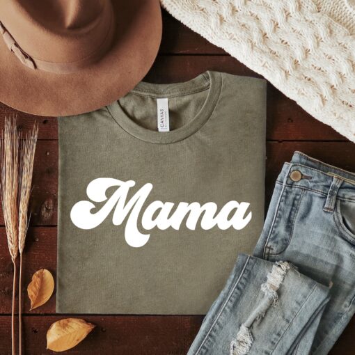 retro mama shirt for mom life funny t shirt best mom ever gift for mothers day cute mommy shirt mom to be tee z0gdp